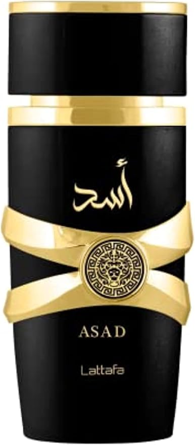 Lattafa Imported Long Lasting Luxury Perfume Spray Asad Premium Refreshing Oud and Musk Fragrances Eau De Parfum 100 ml Perfume for Unisex (Pack of 1)