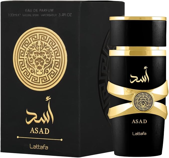 Lattafa Imported Long Lasting Luxury Perfume Spray Asad Premium Refreshing Oud and Musk Fragrances Eau De Parfum 100 ml Perfume for Unisex (Pack of 1)